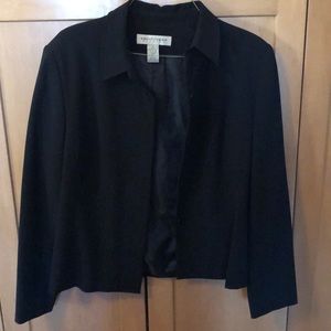 Apostrophe women’s black black blazer, lined, 18